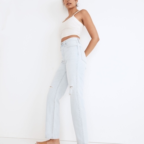 Madewell The Perfect Vintage Straight Jean Destructed Edition - Picture 4 of 12